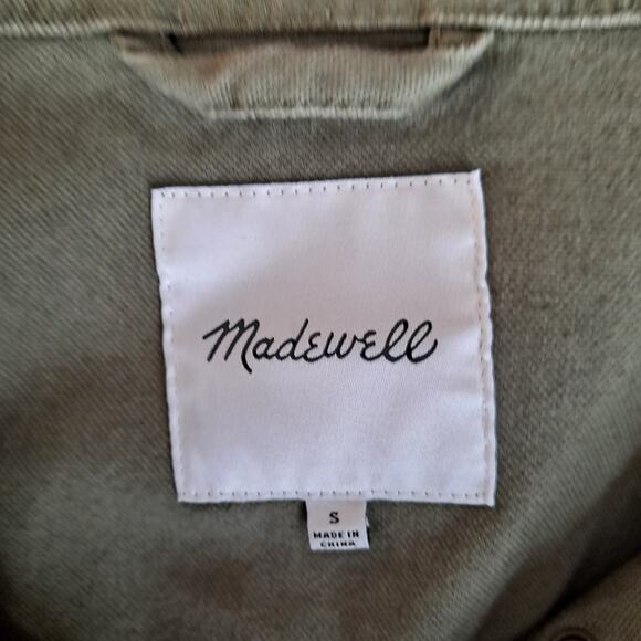 Madewell Dispatch Jacket Military Utility Desert Olive Green Womens Size Small - Picture 11 of 15